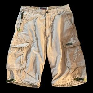 Men’s 9-Pocket Cargo Safari Shorts By Performance Sz 32